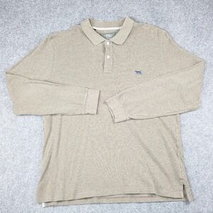 Rodd & Gunn Pique Polo Shirt Long Sleeve Sports Fit Grey Mens XL Preppy Outdoor